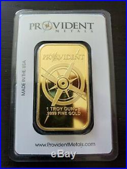 Provident Metals 10 Troy Oz .999 Fine Silver Bar Brand New & Sealed In Plastic