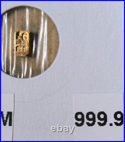 0.5 Gram Solid 24ct Gold Bar 999.9 Fine Bullion Pure Nugget AU (1/2 g) 0.5 Gram Solid 24ct Gold Bar 999.9 Fine Bullion Pure Nugget AU (1/2 g)
