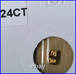 0.5 Gram Solid 24ct Gold Bar 999.9 Fine Bullion Pure Nugget AU (1/2 g) 0.5 Gram Solid 24ct Gold Bar 999.9 Fine Bullion Pure Nugget AU (1/2 g)