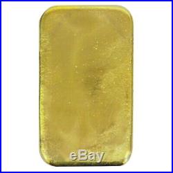 100 Gram Metalor Gold Bar. 9999 Fine (Cast, withAssay)