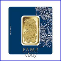 100 g PAMP Suisse Fortuna Veriscan. 9999 Fine Gold Bar (withAssay Card) BRAND NEW