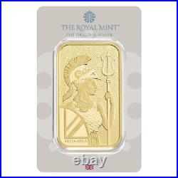 100 gram Britannia Gold Bar. 9999 Fine (In Assay)