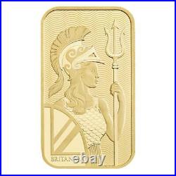 100 gram Britannia Gold Bar. 9999 Fine (In Assay)