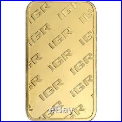 100 gram IGR Gold Bar Istanbul Gold Refinery 999.9 Fine in Sealed Assay