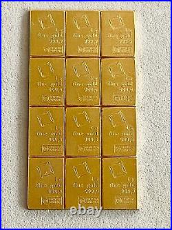 10- 1 Gram, (999.9 Fine) Gold Valcambi Bars, See Other Gold, Silver & Coins