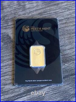10 Gram Gold Bar Perth Minth 99.99 Fine Sealed