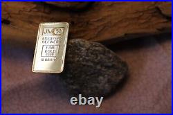 10 Gram JM Johnson Matthey 9999 Fine Gold bar No Serial Number 1st Vintage Batch