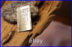 10 Gram JM Johnson Matthey 9999 Fine Gold bar No Serial Number 1st Vintage Batch