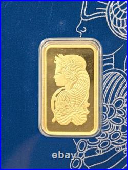 10 Gram PAMP Suisse Lady Fortuna 999,9 Fine Gold Bar Sealed in Assay Card 10 Gram PAMP Suisse Lady Fortuna 999,9 Fine Gold Bar Sealed in Assay Card