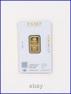 10 Gram PAMP Suisse Lady Fortuna 999,9 Fine Gold Bar Sealed in Assay Card 10 Gram PAMP Suisse Lady Fortuna 999,9 Fine Gold Bar Sealed in Assay Card