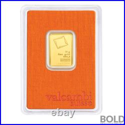 10 Gram Valcambi Gold Bar. 9999 Fine Gold