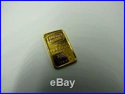 10 gram Fine Gold Bar Credit Suisse 999.9 # 32079