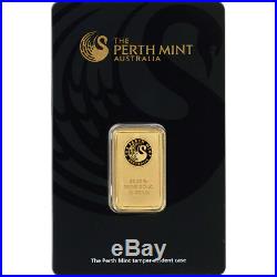 10 gram Gold Bar Perth Mint 99.99 Fine in Assay