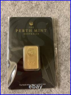 10 gram Gold Bar The Perth Mint 99.99 Fine in Sealed
