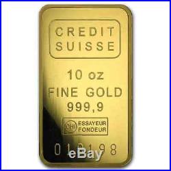 10 oz Gold Bar Brand Name Varies. 9999 Fine Gold Bar