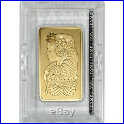 10 oz. Gold Bar PAMP Suisse Fortuna 999.9 Fine in Sealed Assay