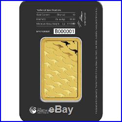 10 oz. Gold Bar Perth Mint 99.99 Fine in Assay
