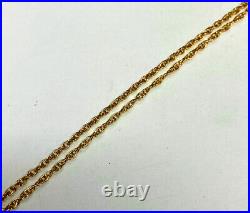 14K Gold Modern Minimalist 2 Carat Onyx & Diamond 1 Pendant with 20 Fine Chain