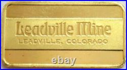 1977 Gold. 999 Fine Leadville Mine Colorado 2.7 Grams Asacrco Mining Bar