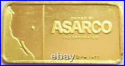 1977 Gold. 999 Fine Leadville Mine Colorado 2.7 Grams Asacrco Mining Bar
