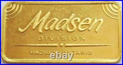 1977 Gold. 999 Fine Madsen Division Ontario 2.7 Grams Mining Canada Bar
