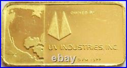 1977 Gold. 999 Fine Nome Mint Seward Peninsula Alaksa Mining 2.7 Gram Bar