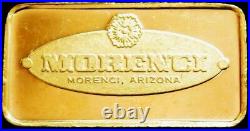 1977 Gold. 999 Fine The Phelps Dodge Corp. Mining Merenci, Arizona 2.7 Grams Bar