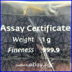 1.0 Gram IGR Gold Bar Istanbul Gold Refinery 999.9 Fine in Sealed Assay 1.0 Gram IGR Gold Bar Istanbul Gold Refinery 999.9 Fine in Sealed Assay