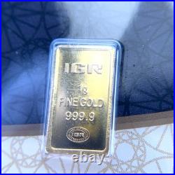 1.0 Gram IGR Gold Bar Istanbul Gold Refinery 999.9 Fine in Sealed Assay 1.0 Gram IGR Gold Bar Istanbul Gold Refinery 999.9 Fine in Sealed Assay