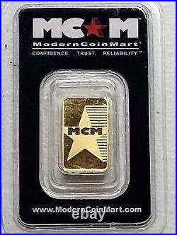 1/10 Oz Fine Gold Bullion Bar (999.9) SECURITY SEALED SMI Assay Card