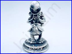 1.1 oz Hand Poured 999 Fine Silver Bar Statue Scrooge McDuck v3 Gold Spartan