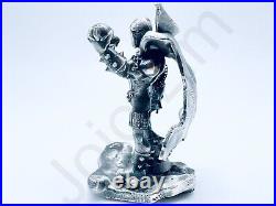1.2 oz Hand Poured. 999+ Fine Silver Bar Statue Spawn by The Gold Spartan
