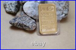 1/2 oz Johnson Matthey collectible 9999 fine Gold bar in its original mint seal