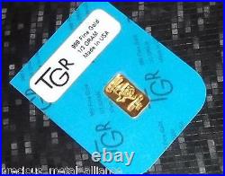 1 /3 gram Gold Bar TGR TEXAS 999.9 Fine in Assay X 10 BARS BEST DEAL