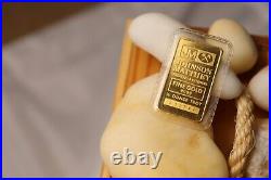 1/4oz JM Johnson Matthey Collectible 9999 Fine Gold Bar in Original Mint Seal