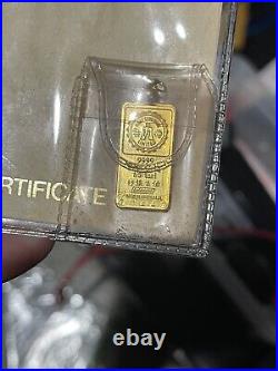 1/5 tael fine gold englehard bar ultra rare