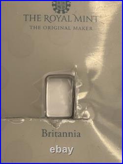 1 Gm Gold Bar 999.9 Fine Britannia From The Royal Mint In 14kt Gold Bezel 1 Gm Gold Bar 999.9 Fine Britannia From The Royal Mint In 14kt Gold Bezel