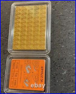 1 Gram 24k Gold CombiBar Valcambi Suisse 9999Fine Gold Bar (From 50x1g Combibar)