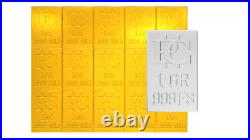 1 Gram Fine Breakable Gold Bar Breaks into 15 + FREE SILVER