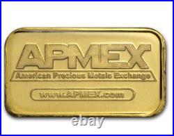 1 Gram Fine Gold Bar In TEP Package APMEX