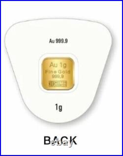 1 Gram Gold (1g) Argor Heraeus Goldseed Bar. 9999 Fine Gold In Assay