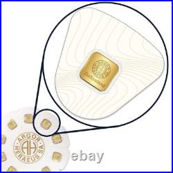 1 Gram Gold (1g) Argor Heraeus Goldseed Bar. 9999 Fine Gold In Assay