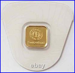 1 Gram Gold Argor Heraeus Goldseed Bar 1g. 9999 Fine Gold In Assay