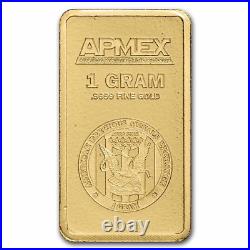 1 Gram Gold Bar APMEX (TEP)