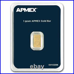 1 Gram Gold Bar APMEX (TEP)