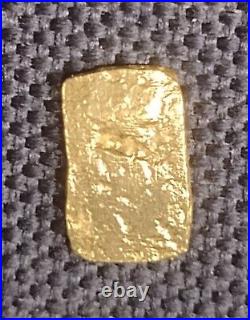 1 Gram Solid 24ct Gold Bar 999.9 Fine Bullion Pure AU Nugget Not Scrap