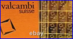 1 Gram Solid 24ct Gold Bar 999.9 Fine Bullion Pure Valcambi Swiss Made Not Scrap