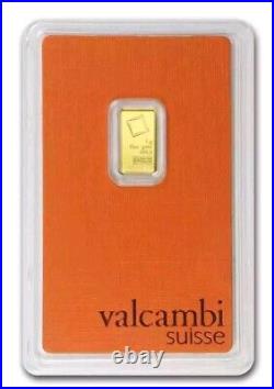 1 gram Gold Bar. 9999 Fine Random Design (Assay Card)