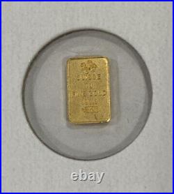 1 gram Gold Bar PAMP SUISSE Lady Fortuna. 9999 Fine ONE GRAM Secondary