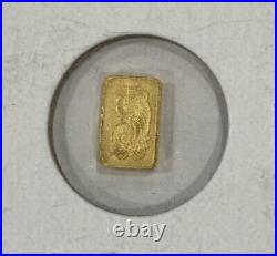 1 gram Gold Bar PAMP SUISSE Lady Fortuna. 9999 Fine ONE GRAM Secondary